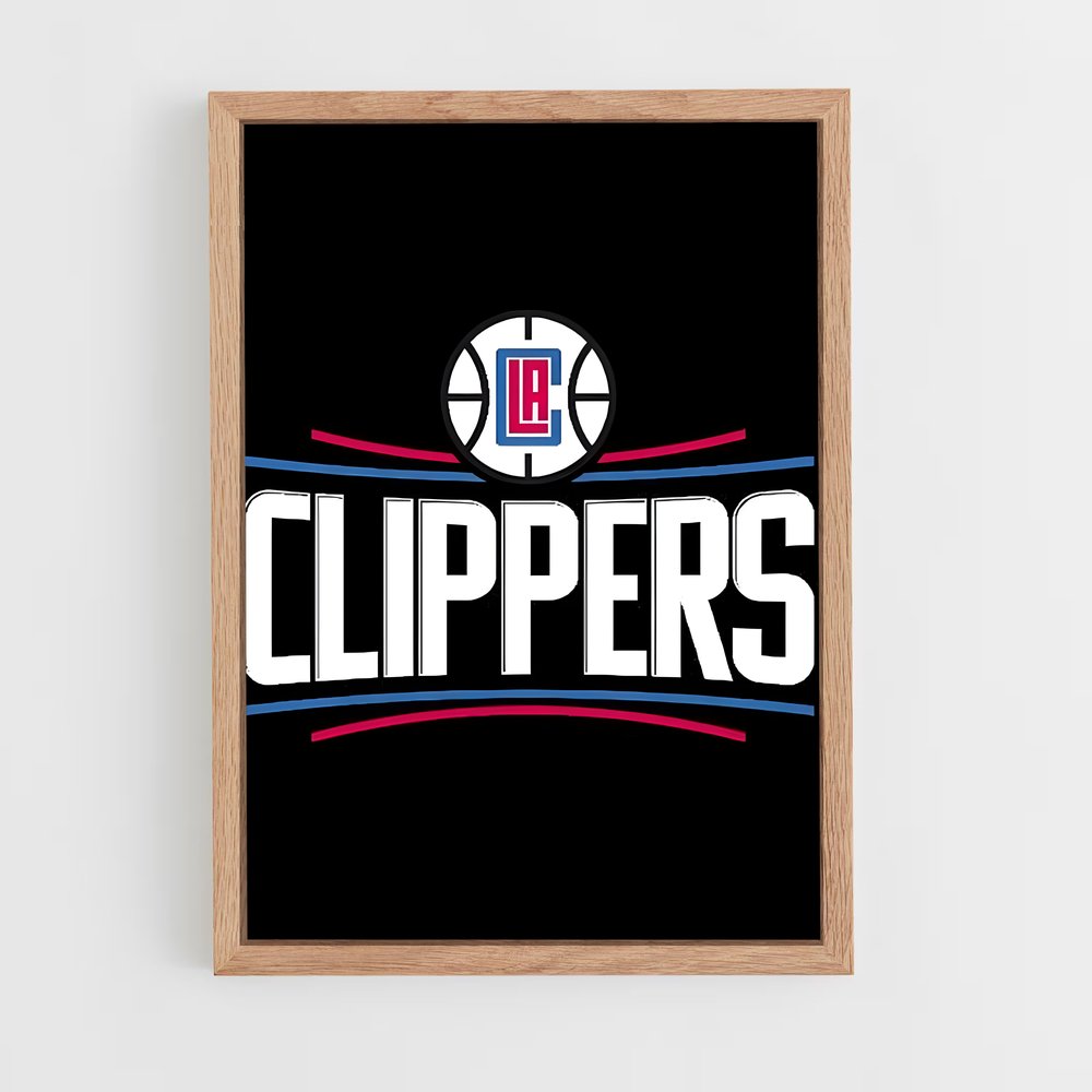 Poster Clippers Pride – affiche Basketball (vue 4)